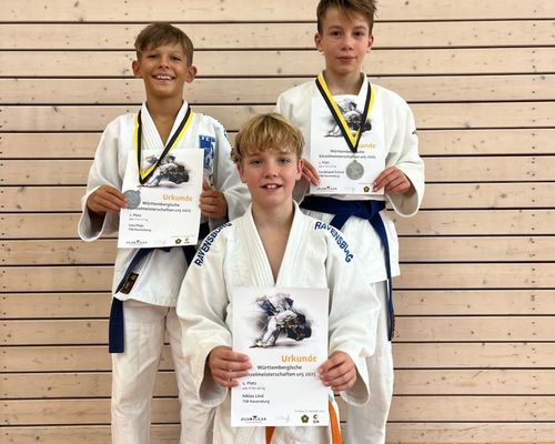 TSB Ravensburg erkämpft sechs Medaillen bei der Württembergischen U15