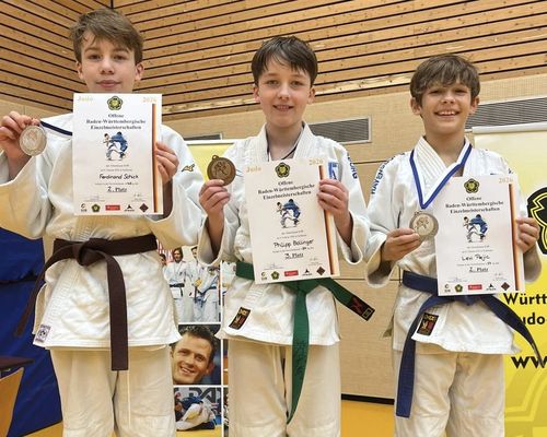 TSB Nachwuchs-Judoka holen dreimal Silber und einmal Bronze
